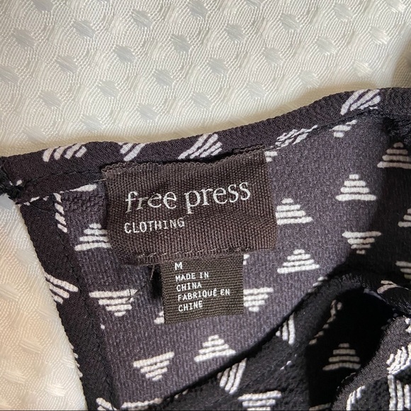 FREE Press Ruffle Cold Shoulder Top - Picture 7 of 9